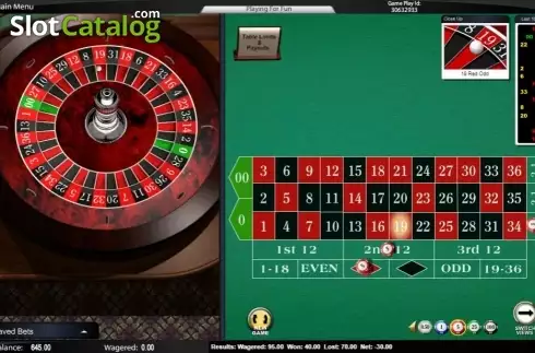 Schermo4. Roulette (Top Trend Gaming) slot