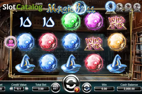 Bildschirm2. Magic Ball (Ameba) slot