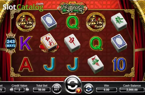 Skärmdump2. Mahjong (Ameba) slot