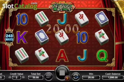 Win screen 2. Mahjong (Ameba) slot