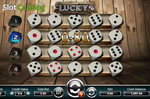 Win screen. Lucky Dice (Ameba) slot