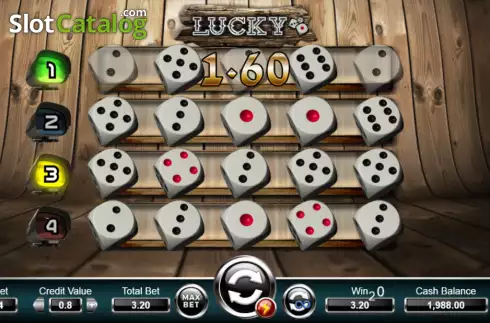 Win screen 2. Lucky Dice (Ameba) slot