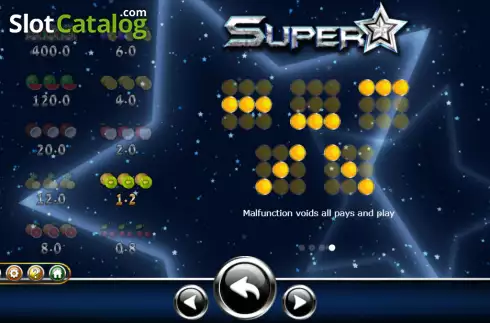 Skärmdump8. Super Star (Ameba) slot