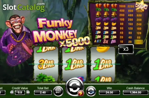 Bildschirm3. Funky Monkey Super slot