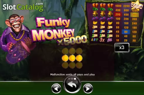 Bildschirm7. Funky Monkey Super slot