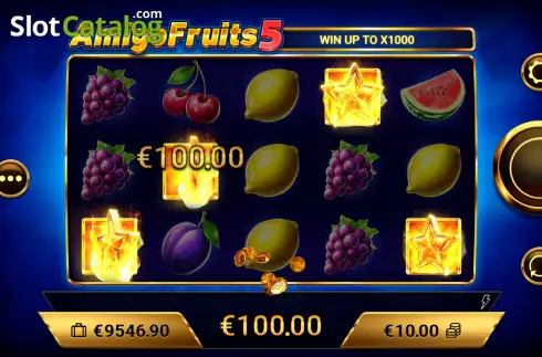 Skärmdump4. Amigo Fruits 5 slot