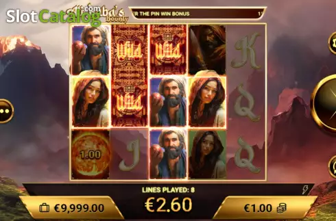 Bildschirm3. Ali Baba's Bounty slot