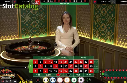 Ecran2. Bulgarian Roulette slot