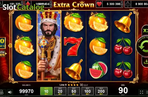 Win screen 2. Extra Crown slot