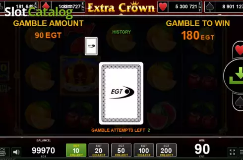 Bildschirm5. Extra Crown slot