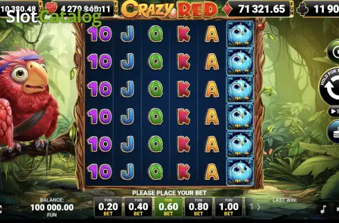Écran2. Crazy Red Machine à sous