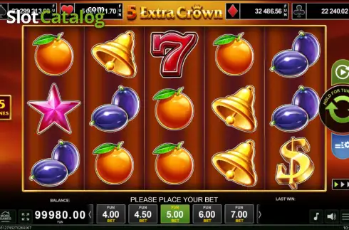 画面2. 5 Extra Crown カジノスロット