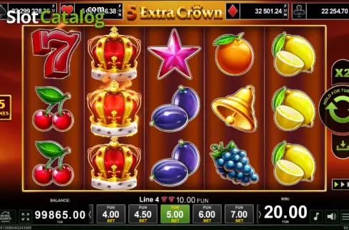 画面3. 5 Extra Crown カジノスロット