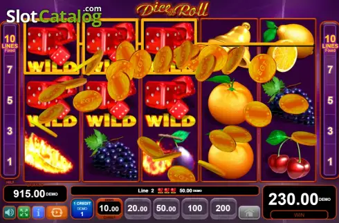 Bildschirm7. Dice & Roll slot