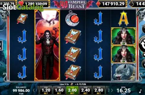 40 Vampire Beast demo. 40 Vampire Beast slot