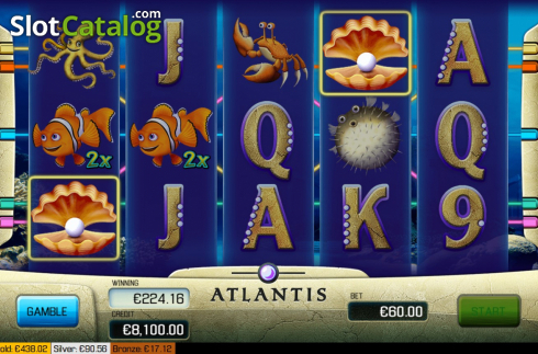 Win screen 3. Atlantis (Apollo Games) slot