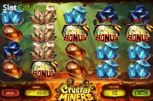 Schermo6. Crystal Miners slot