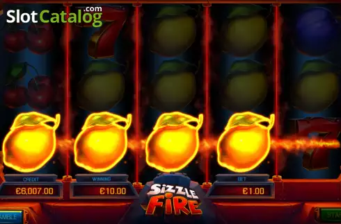 Screenshot7. Sizzle Fire slot