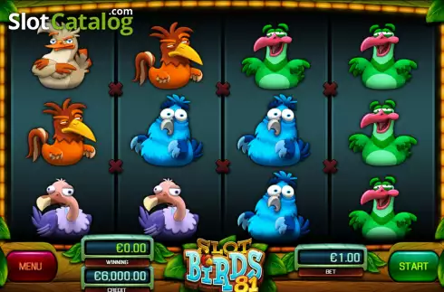 Скрин2. Slot Birds 81 слот
