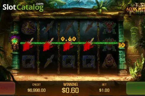 Win screen 2. Aztec Mystery (Apollo Games) slot