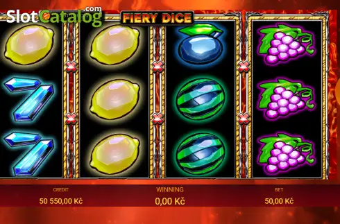 Ekran2. Fiery Dice yuvası