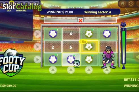 Skärmdump3. Footy Cup slot
