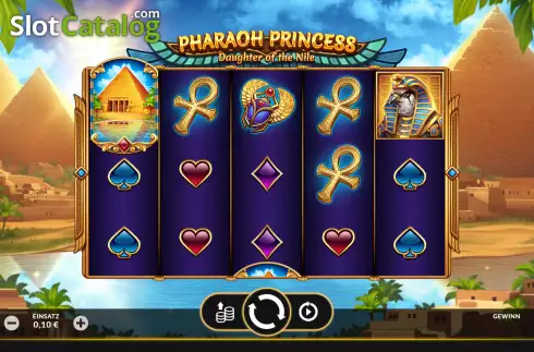 Reel Screen. Pharaoh Princess slot