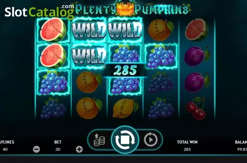 Bildschirm5. Plenty Pumpkins slot