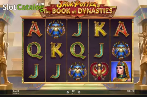 Bildschirm2. Jack Potter and The Book of Dynasties slot