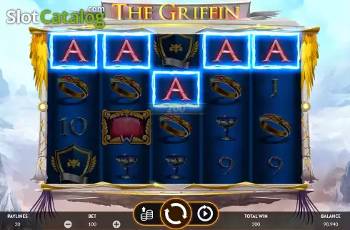 Win Screen 2. The Griffin - Guardian of the Hidden Treasure slot