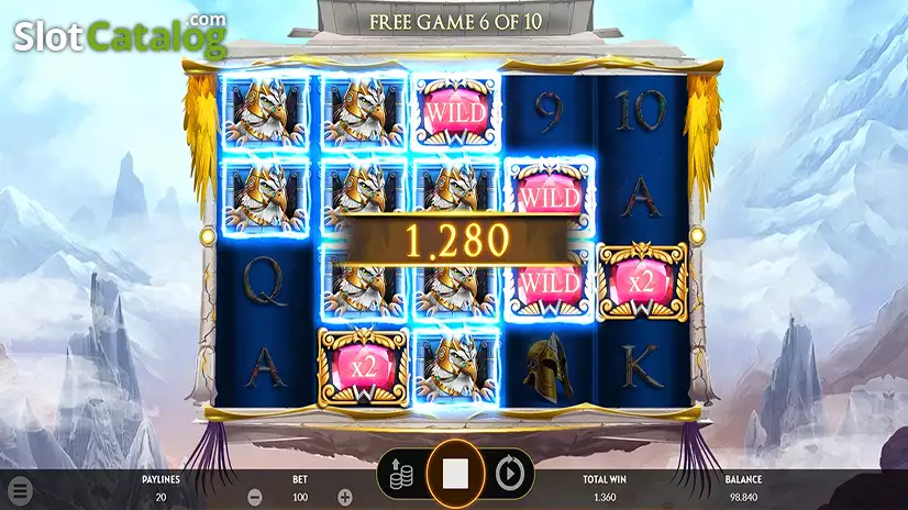 The Griffin - Guardian of the Hidden Treasure Free Spins