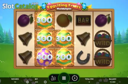 Schermo7. Eggciting Fruits - Hold and Spin slot