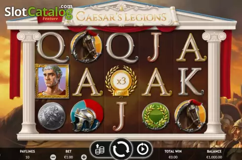 Ekran2. Caesar’s Legions yuvası