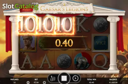 Ekran3. Caesar’s Legions yuvası