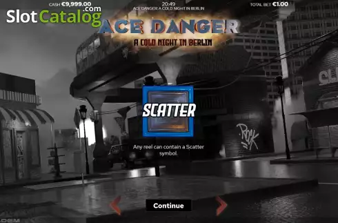 Schermo9. Ace Danger slot