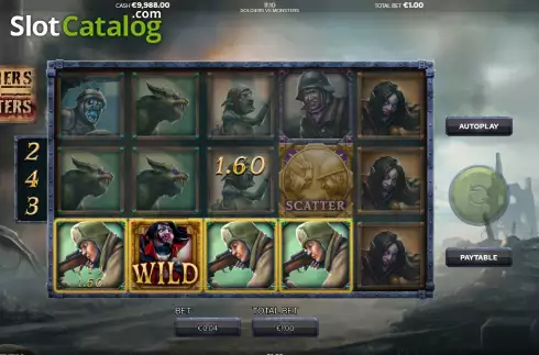 Bildschirm5. Soldiers vs Monsters slot