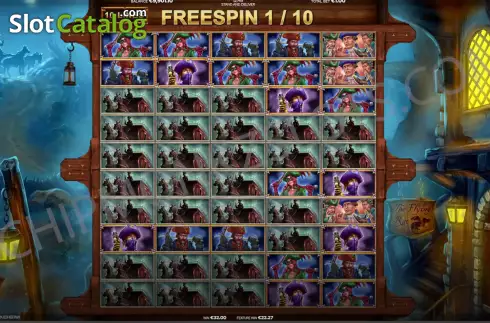 Free Spins screen. Stand And Deliver (Arcadem) slot
