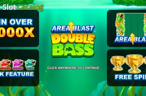 Start Screen. Area Blast Double Bass slot