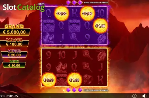 Hold and Win Bonus Gameplay Screen 3. Area Link Dragon slot