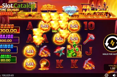 Bildschirm6. Blazing Rush Express slot