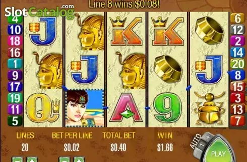 Screen4. Queen Of The Nile slot