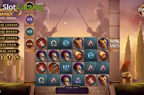 Bildschirm2. Mythological Mayhem Supreme Streaks slot