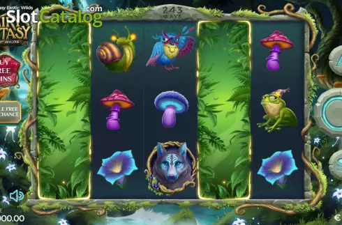 Game Screen. Fairy Fantasy Exotic Wilds slot