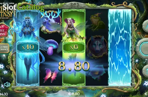 Win Screen 2. Fairy Fantasy Exotic Wilds slot