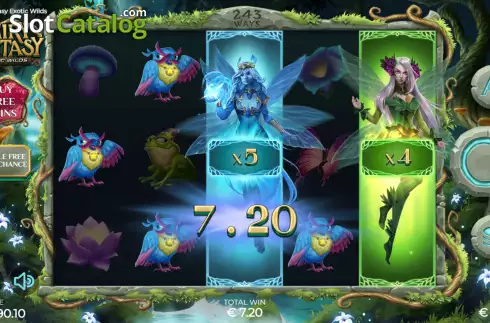 Win Screen 3. Fairy Fantasy Exotic Wilds slot