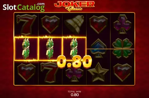Win screen 2. Joker Classic slot