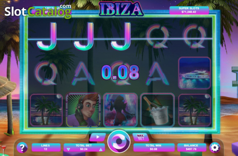 Bildschirm4. Ibiza slot