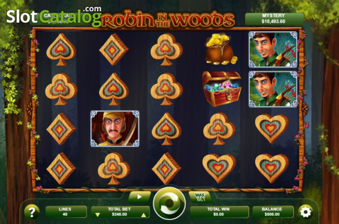Reel screen. Robin in the Woods (Arrows Edge) slot
