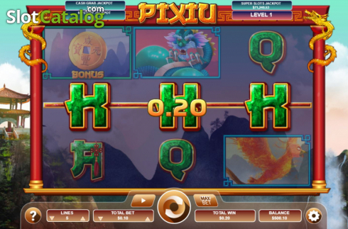 Win screen 1. Pixiu slot