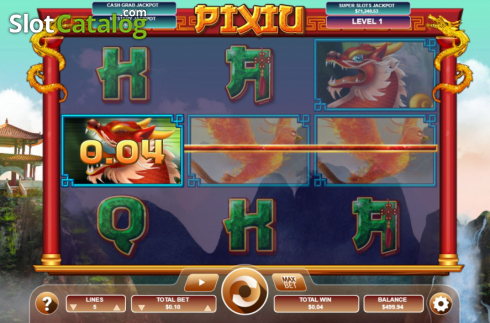 Win screen 2. Pixiu slot